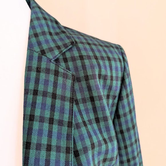 Draper James Checkerboard Blazer Size 2 Preppy Business - Picture 7 of 13
